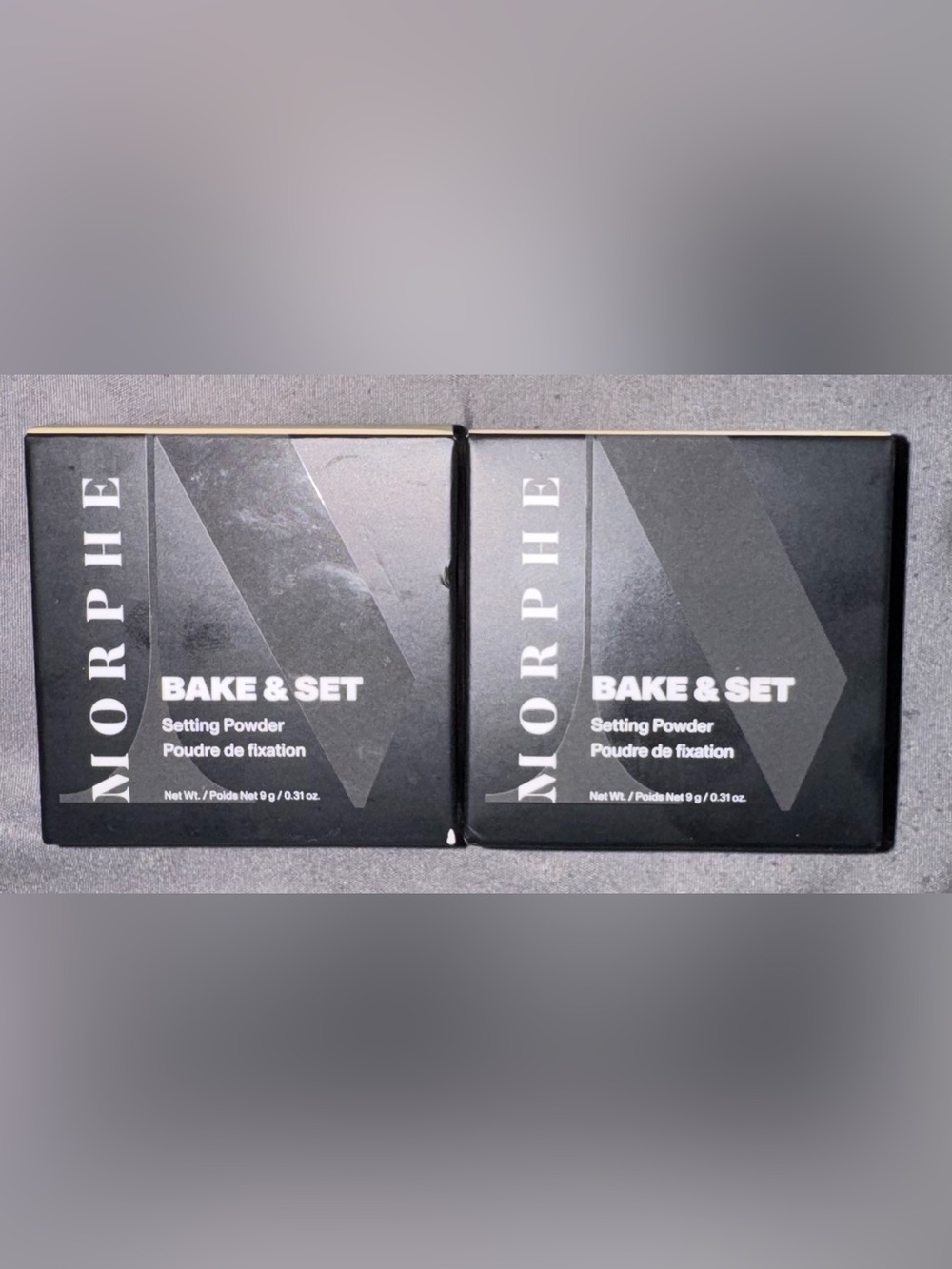 2-Pack Morphe Bake & Set Setting Powder Banana 9g/0.31oz Each New Sealed